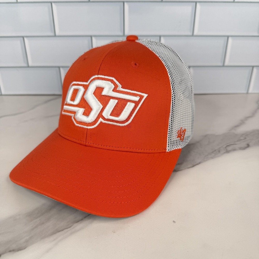 Oklahoma State Cowboys‎ Trucker Hat Cap Snap Back Youth NCAA College Football 47